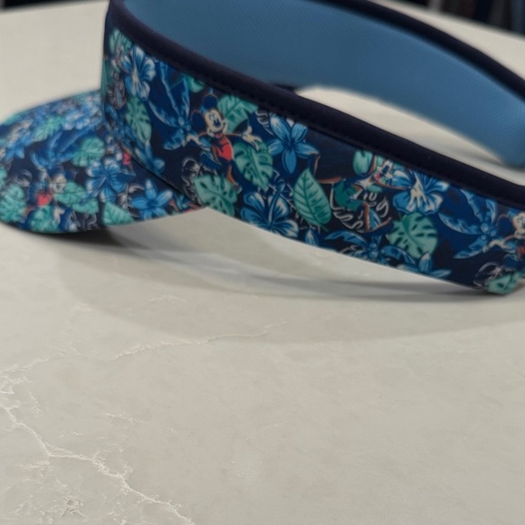 Floral Blue Visor with Disney Print - Picture 3 of 6